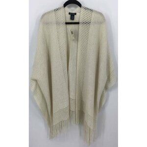 Max Edition Sweater One Size Ivory Knit Cardigan
